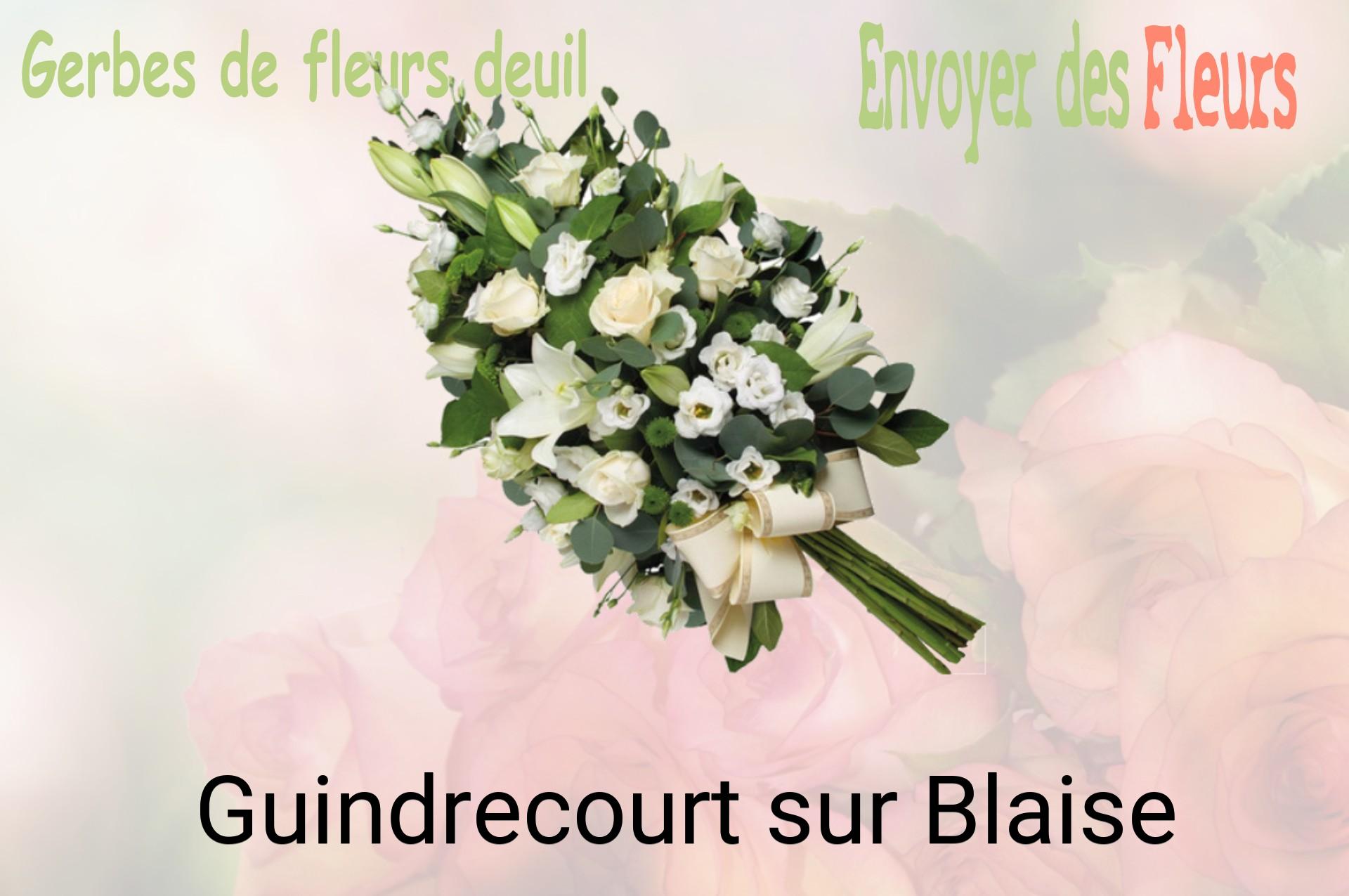 Gerbe de fleurs de deuil livrée à Guindrecourt-sur-Blaise